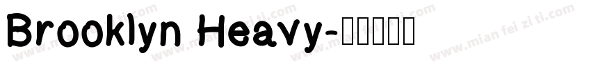 Brooklyn Heavy字体转换